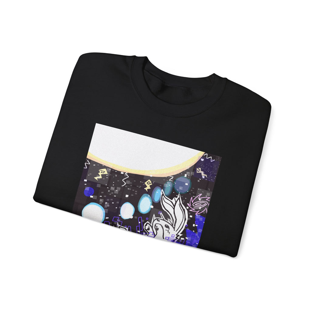 "Sun Rabbit" by Pazataque Unisex Heavy Blend™ Crewneck Sweatshirt