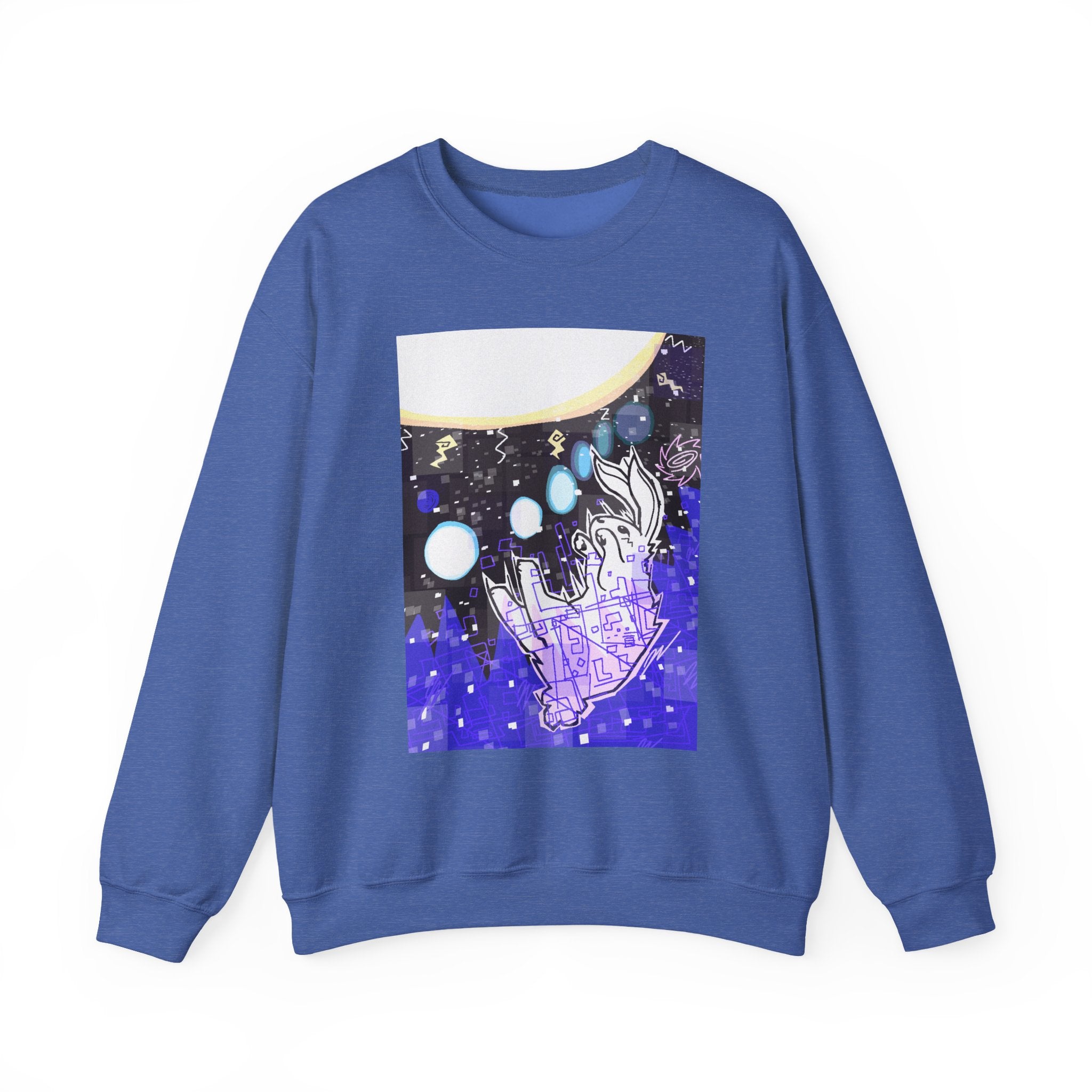 "Sun Rabbit" by Pazataque Unisex Heavy Blend™ Crewneck Sweatshirt