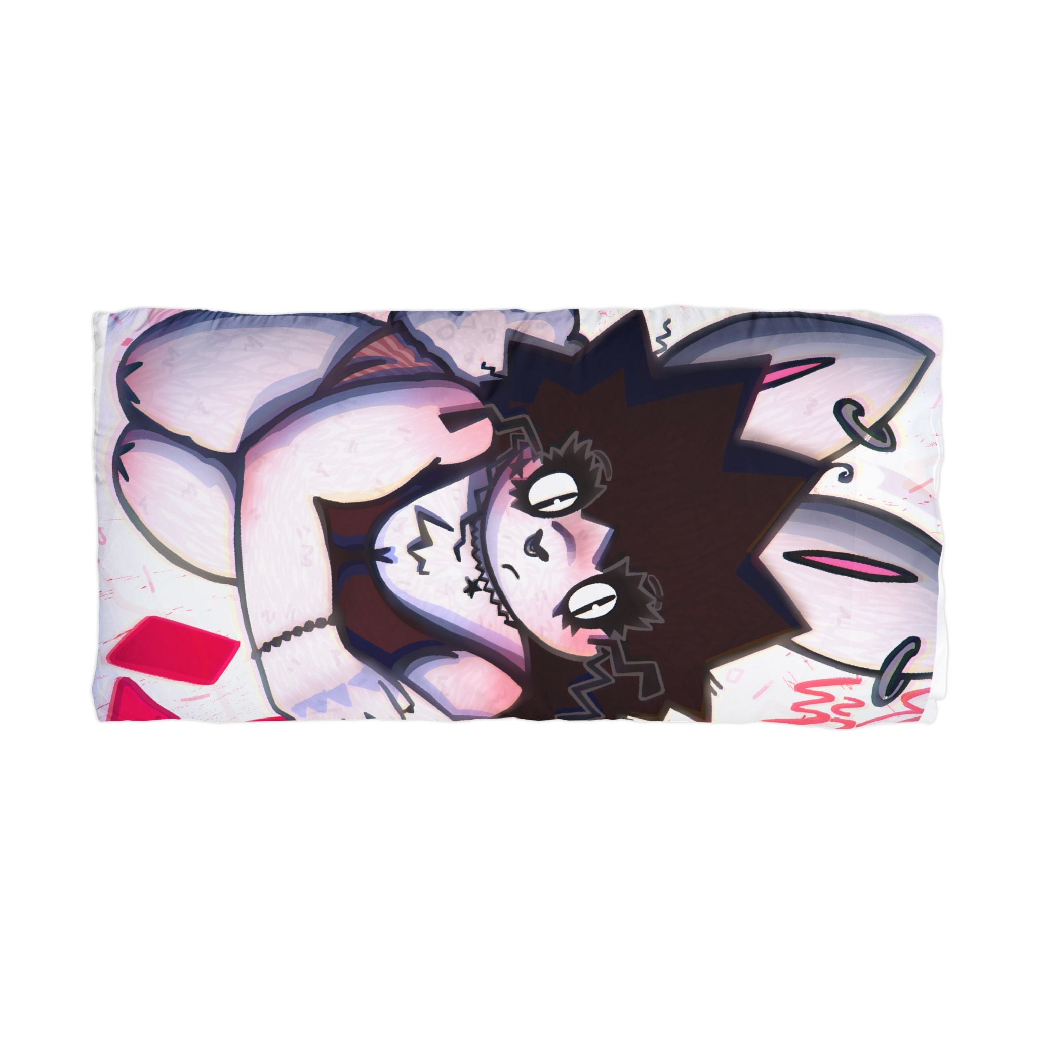 "Pillow Talk" Inky / Paz the Ink-fiend Microfiber Pillowcase