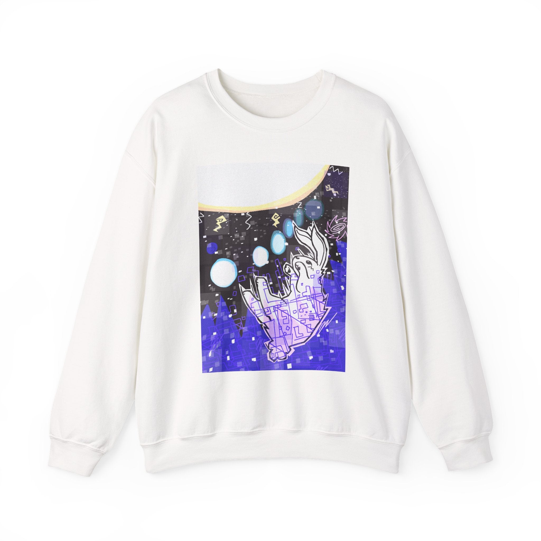 "Sun Rabbit" by Pazataque Unisex Heavy Blend™ Crewneck Sweatshirt
