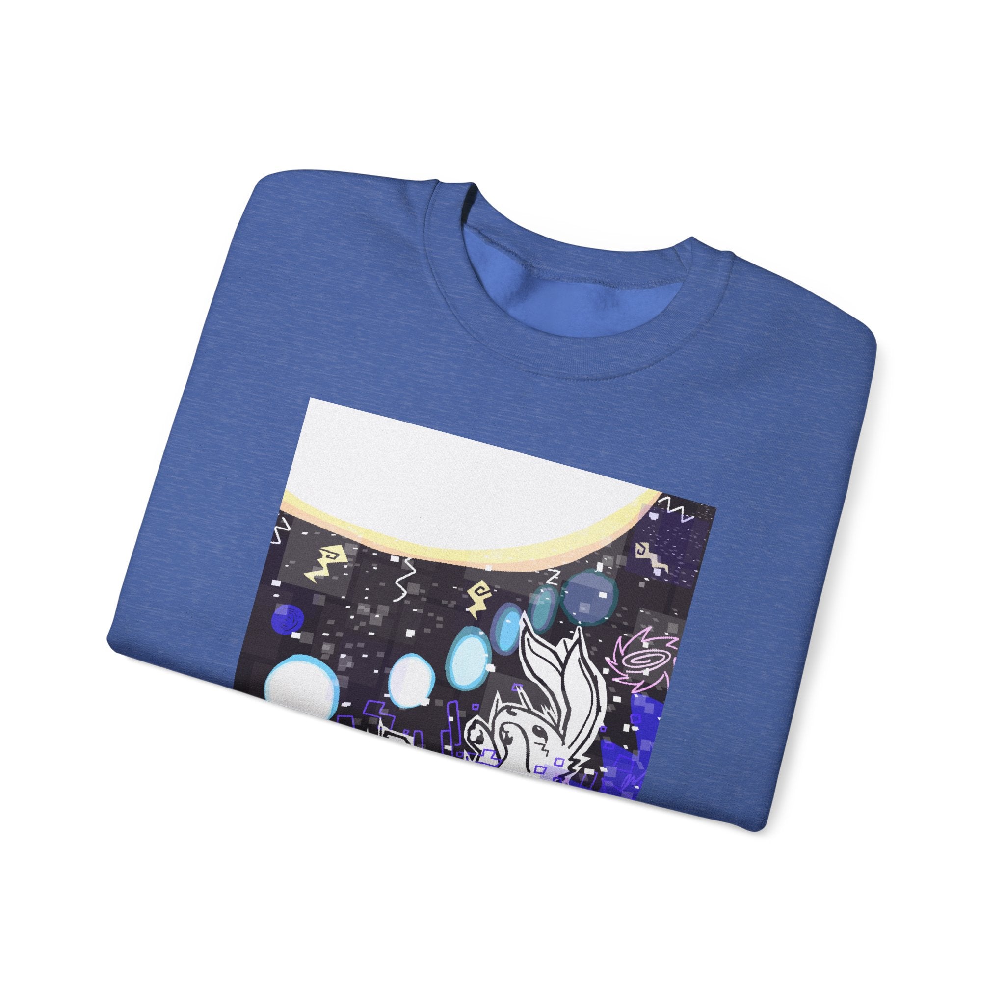 "Sun Rabbit" by Pazataque Unisex Heavy Blend™ Crewneck Sweatshirt