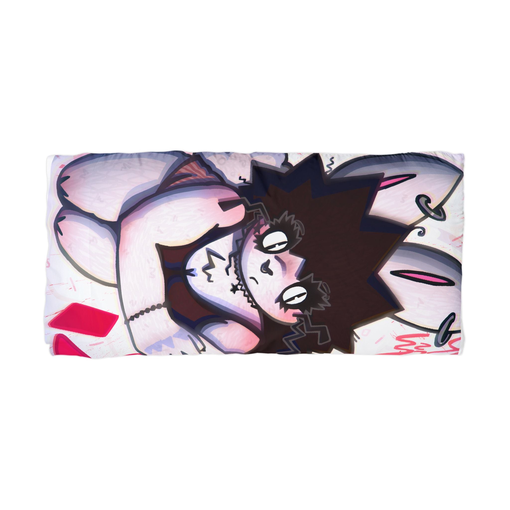 "Pillow Talk" Inky / Paz the Ink-fiend Microfiber Pillowcase
