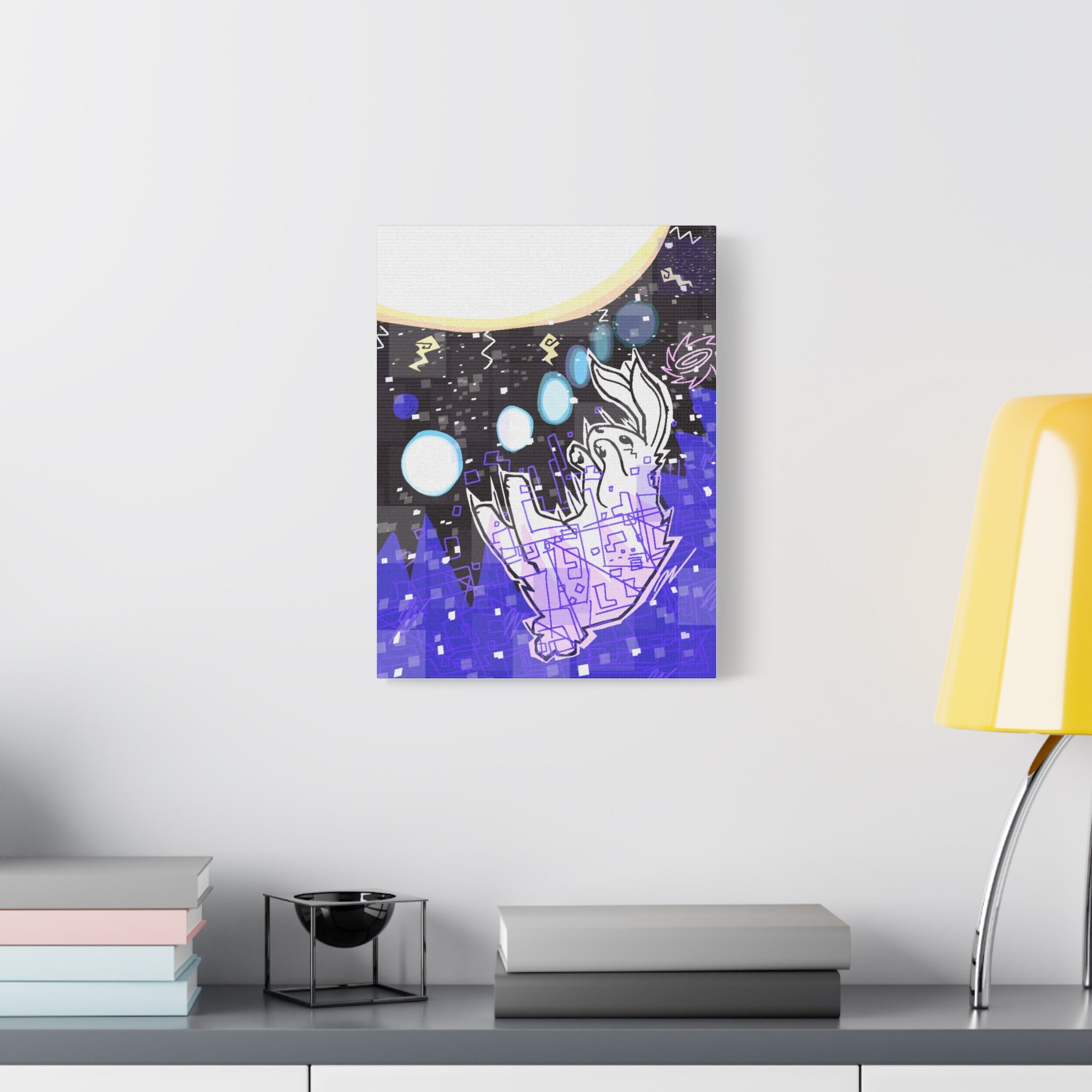 "Sun Rabbit" Matte Canvas, Stretched, 1.25"